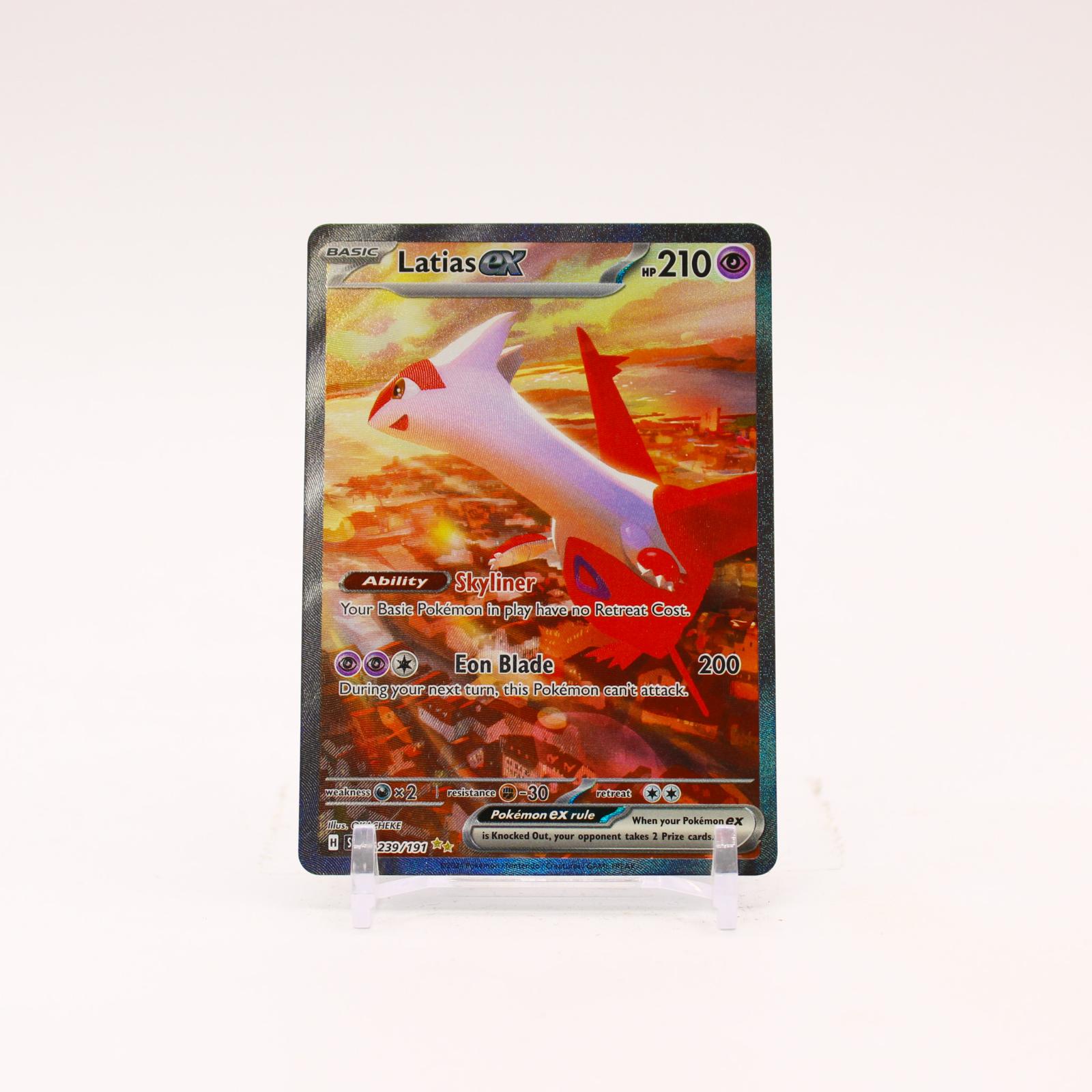 Latias ex - 239/191 Surging Sparks Holo Special Illustration Pokemon - NM