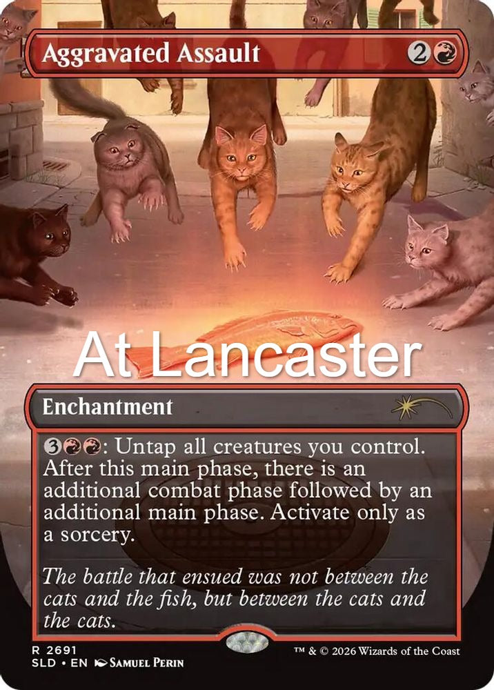 Aggravated Assault (2691) - 2691 Secret Lair Drop Series Foil Rare Magic: The Gathering - NM (Lanc)