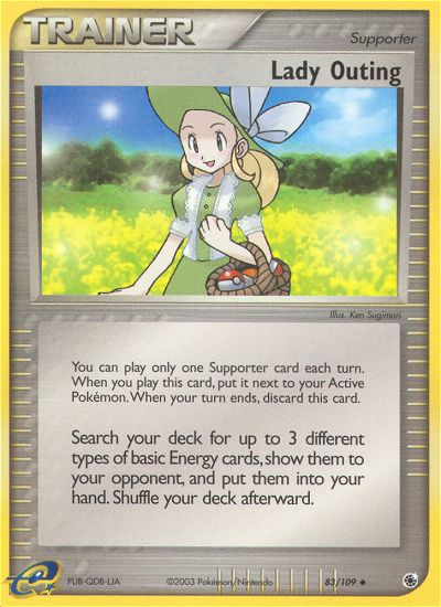 Lady Outing - 83/109 Ruby & Sapphire Uncommon Pokemon - NM