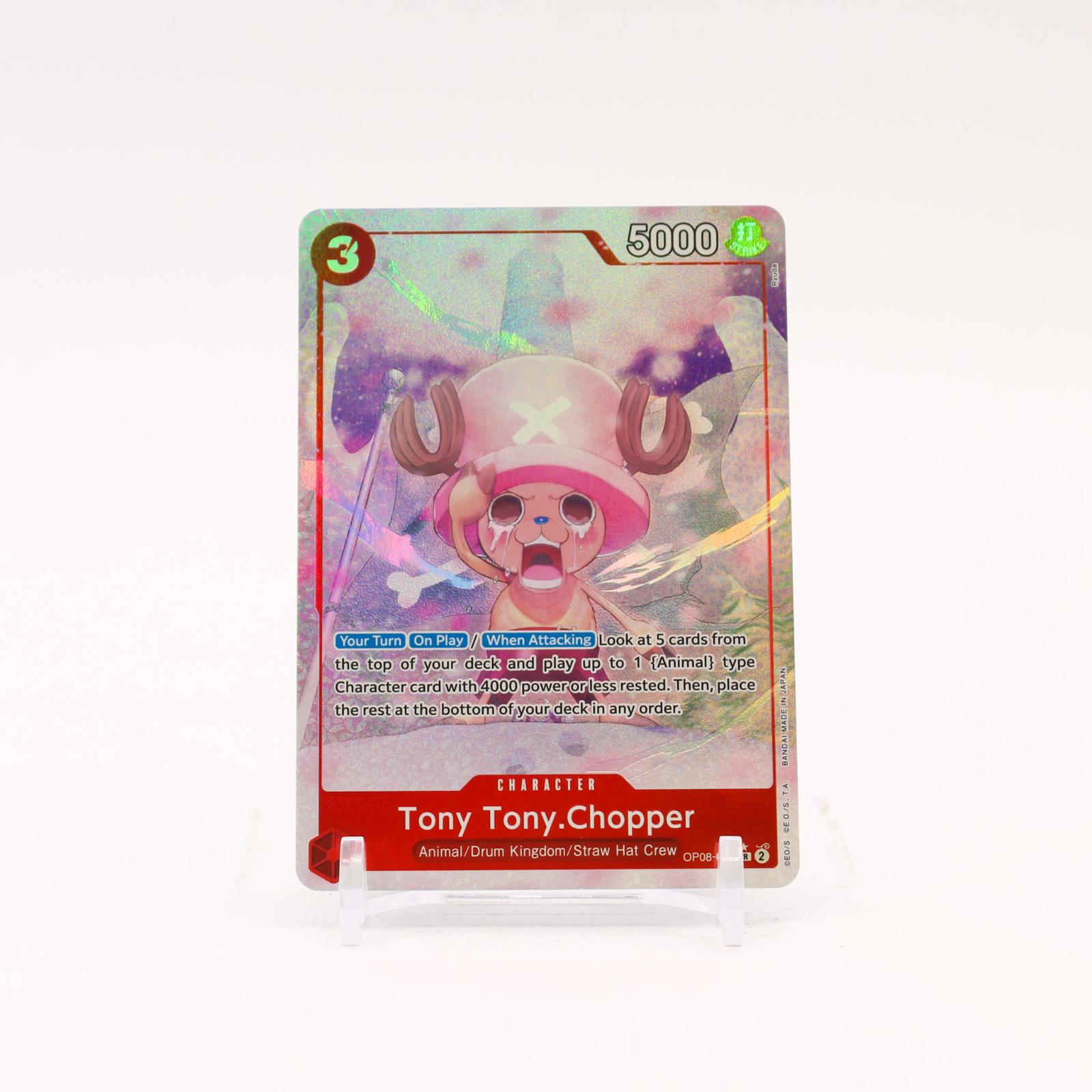 Tony Tony.Chopper Parallel - OP08-007 Two Legends Foil SR One Piece - NM