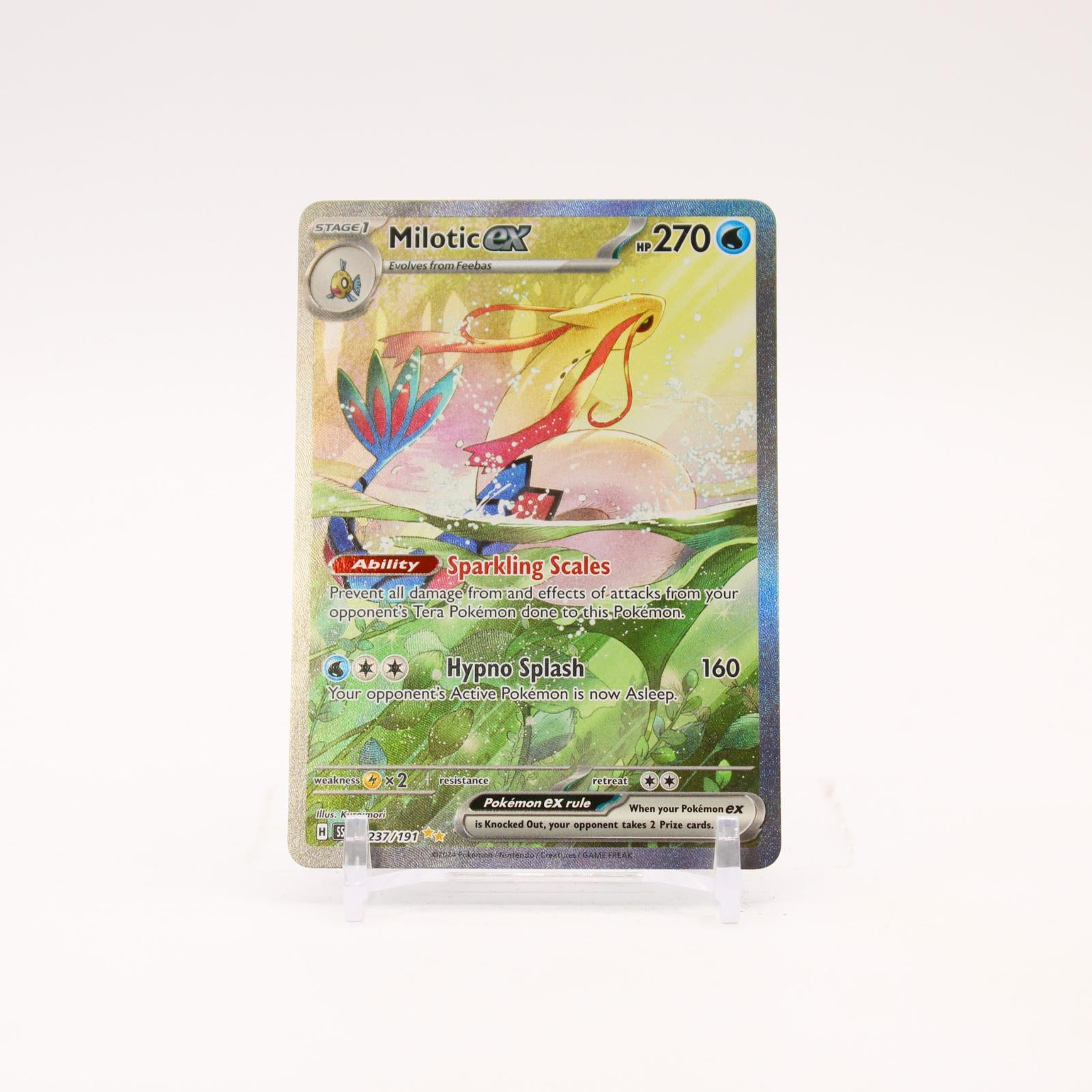 Milotic ex - 237/191 Surging Sparks Holo Special Illustration Pokemon - NM
