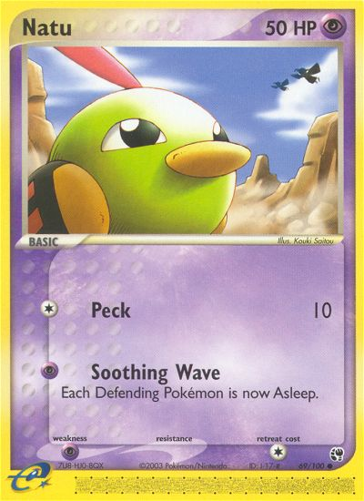 Natu - 69/100 Sandstorm Common Pokemon - NM