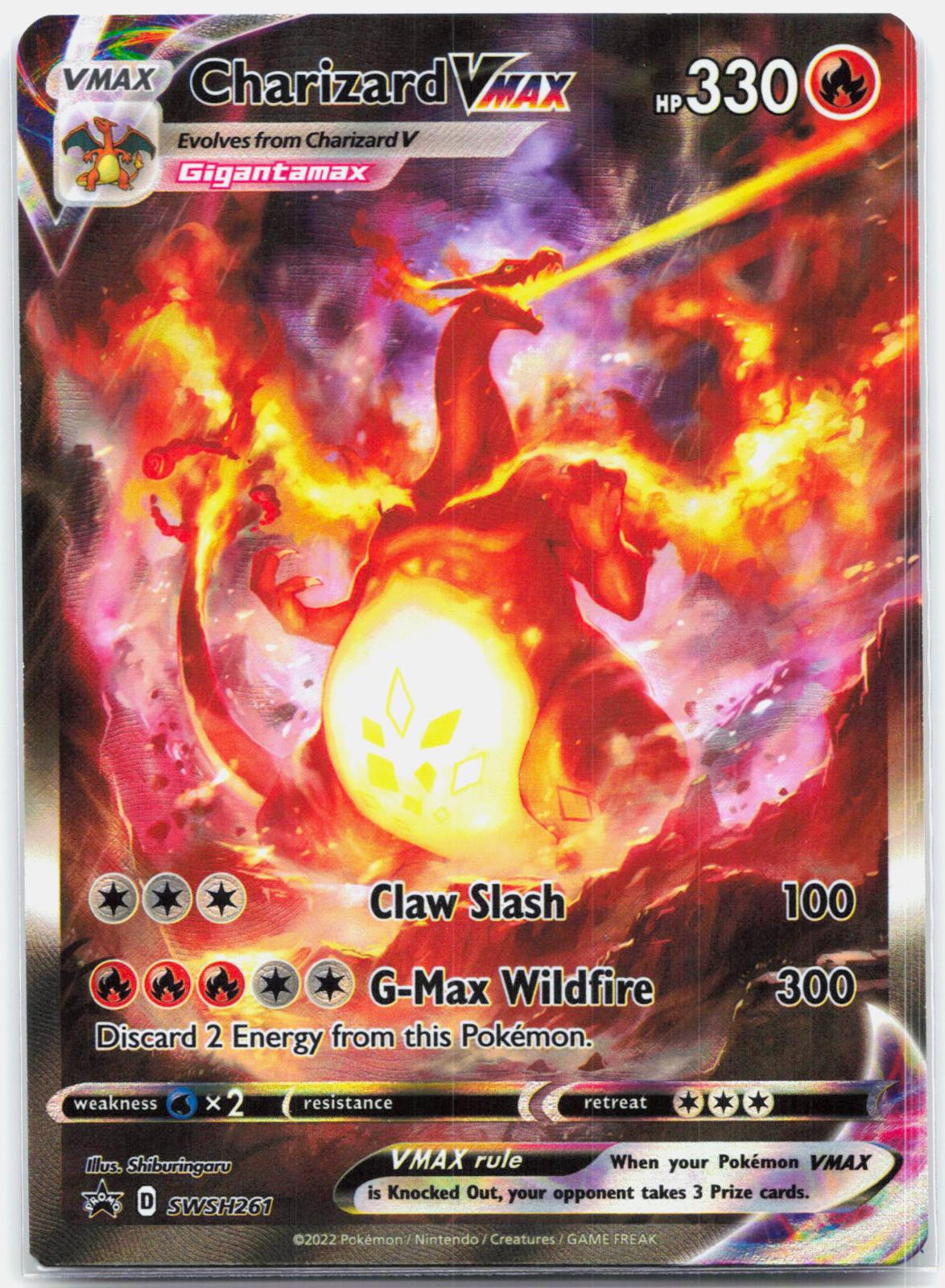 Charizard Vmax - SWSH261 Sword & Shield Promo Alternate Art Pokemon - NM