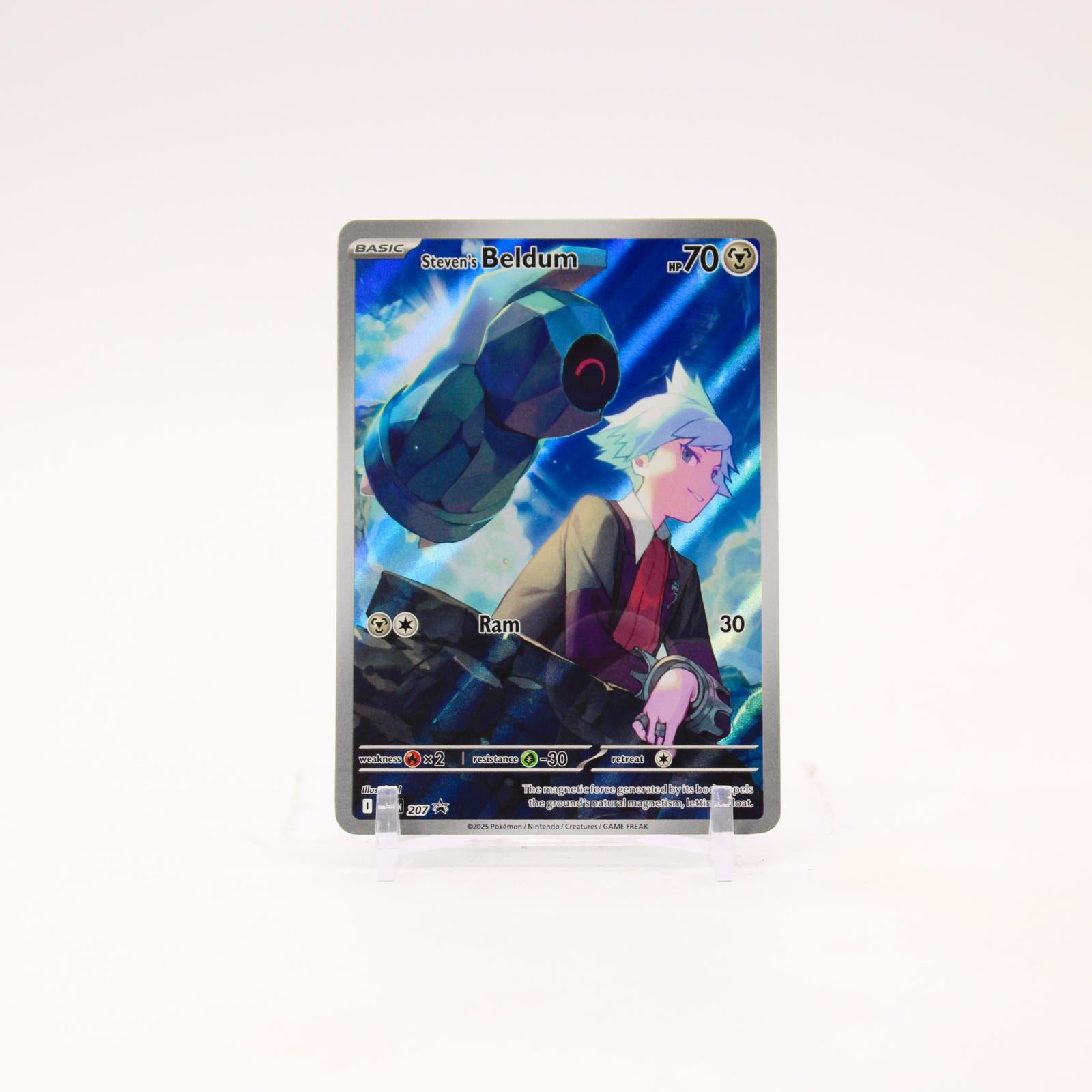 Steven's Beldum - SVP207 Scarlet & Violet Holo Promo Pokemon - NM/LP