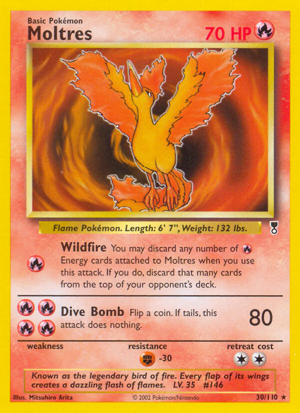 Moltres - 30/110 Legendary Collection Rare Pokemon - NM