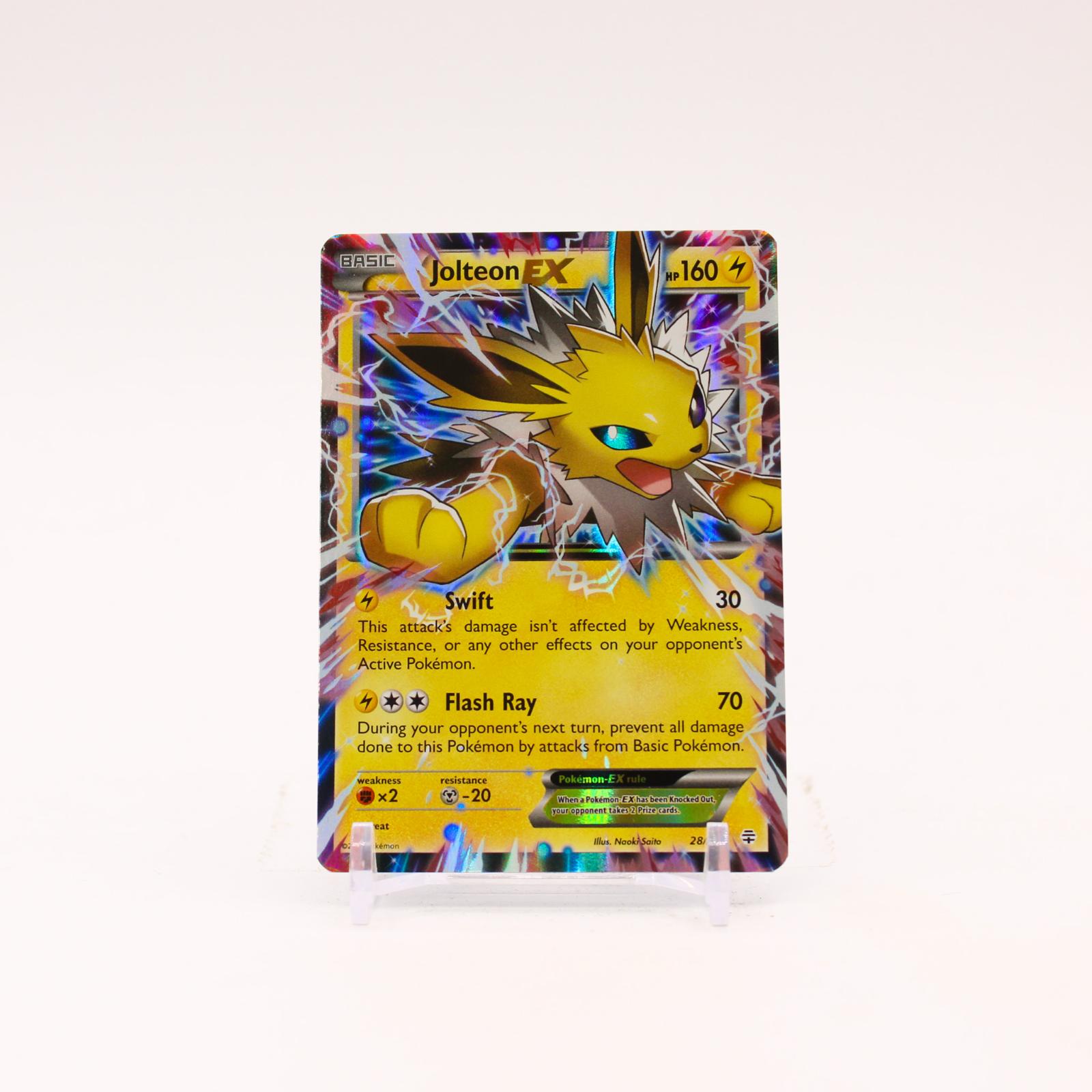 Jolteon EX - 28/83 Generations Holo Ultra Rare Pokemon - LP