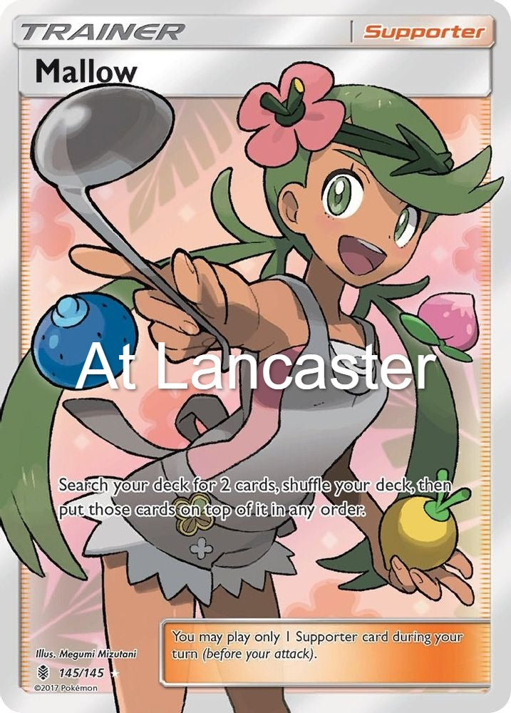 Mallow (Full Art) - 145/145 Guardians Rising Ultra Rare Pokemon - NM (Lanc)