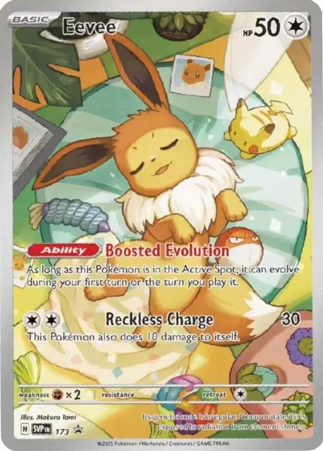 Eevee - SVP173 Prismatic Evolutions ETB Promo Pokemon - NM/MINT