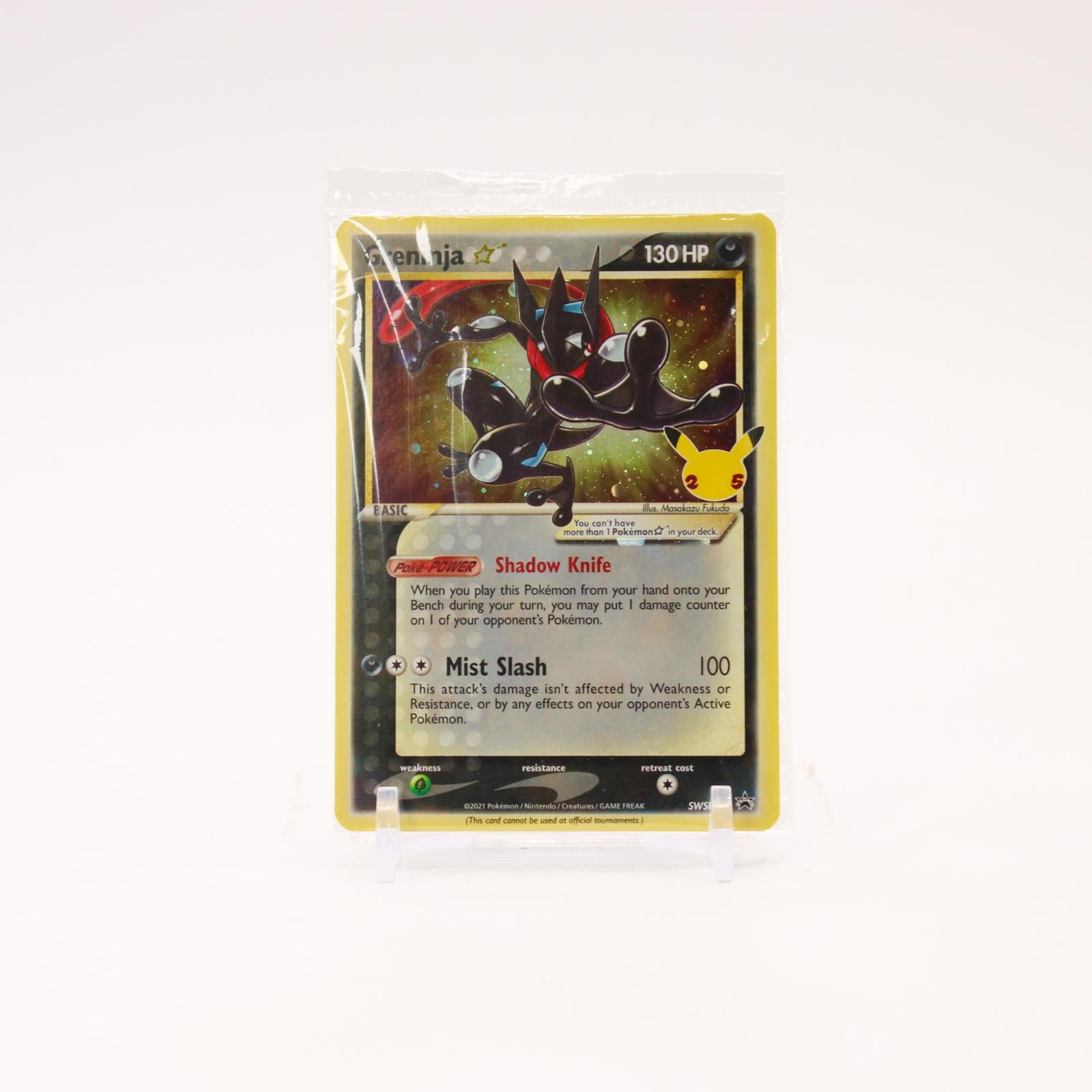 Greninja Gold Star - SWSH144 SEALED Sword & Shield Holo Promo Pokemon - NM/MINT