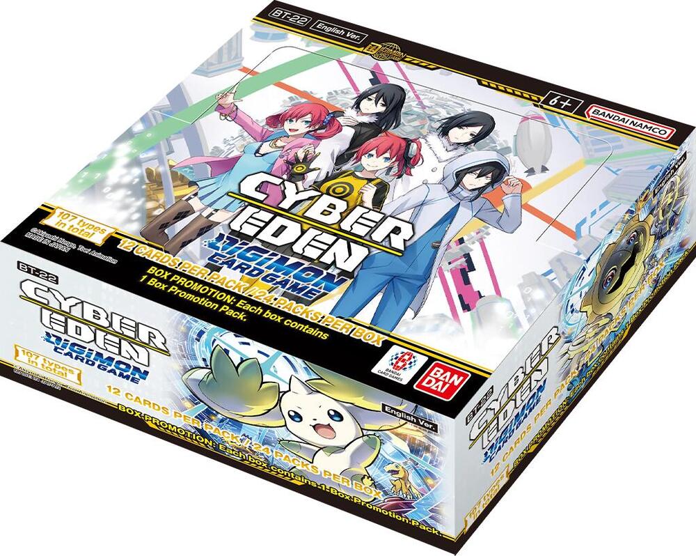 Digimon TCG Booster Box - Cyber Eden BT22 (24 Packs)