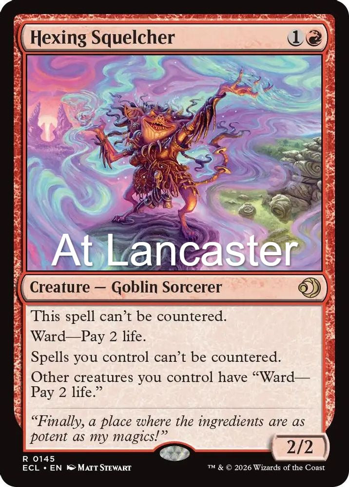 Hexing Squelcher - 145 Lorwyn Eclipsed Rare Magic: The Gathering - NM (Lanc)