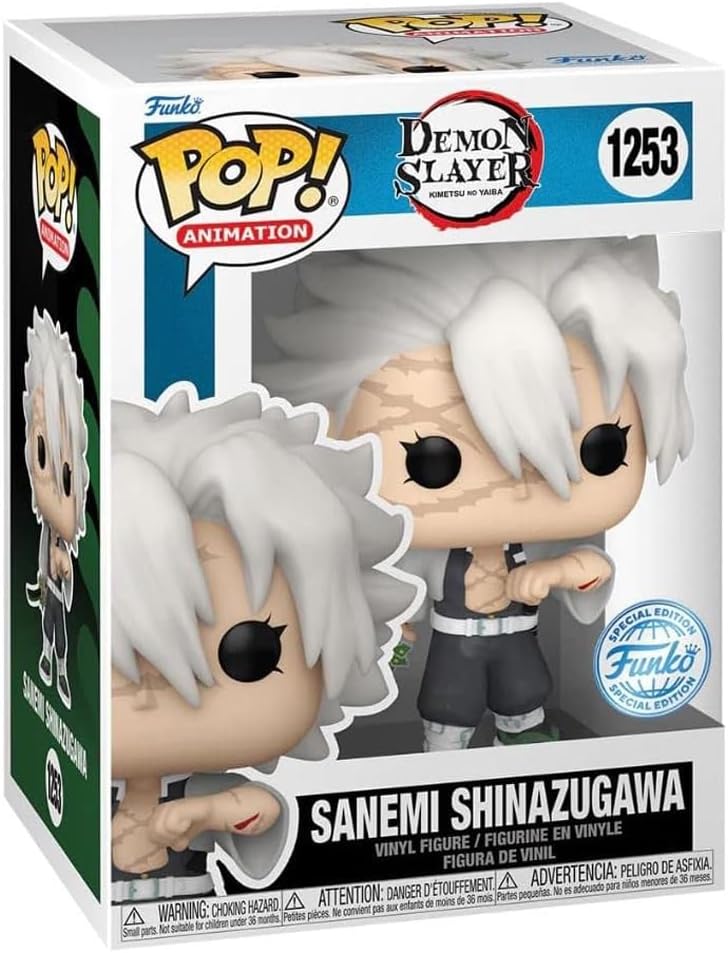 Funko Pop - Demon Slayer Vinyl Figure - Sanemi Shinazugawa 1253 Exclusive Special Edition