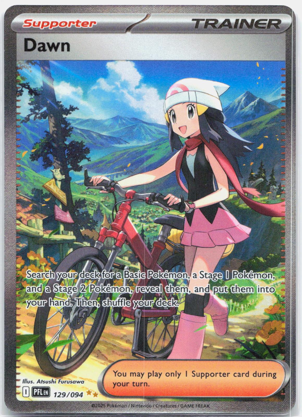 Dawn - 129/094 Phantasmal Flames Special Illustration Trainer - NM