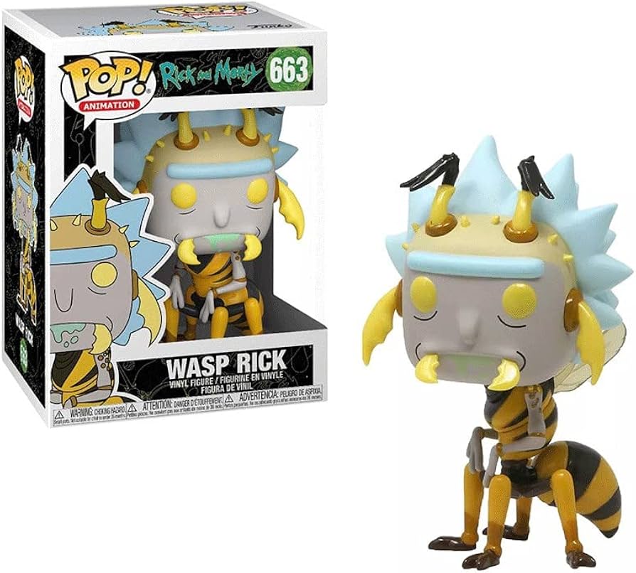Funko Pop - Rick & Morty Vinyl Figure - Wasp Rick 663
