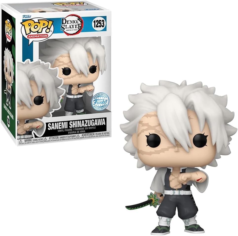 Funko Pop - Demon Slayer Vinyl Figure - Sanemi Shinazugawa 1253 Exclusive Special Edition