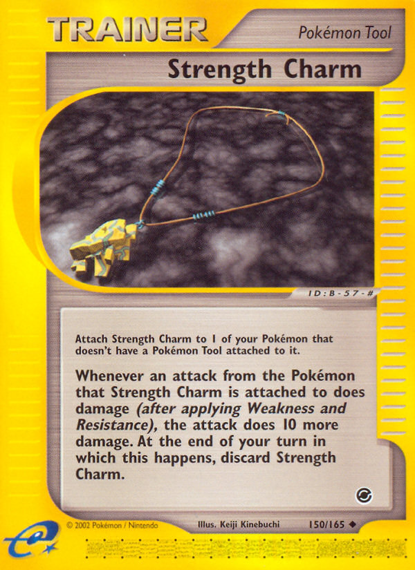 Strength Charm - 150/165 Expedition Base Set Uncommon Pokemon - NM