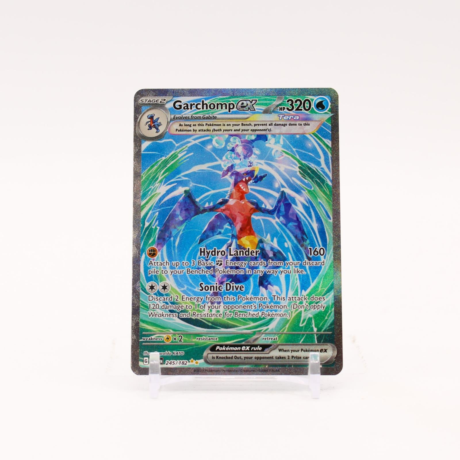 Garchomp ex - 245/182 Paradox Rift Holo Special Illustration Pokemon - NM/MINT