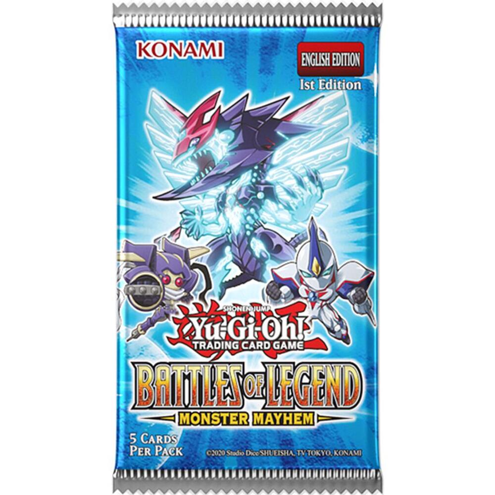 Yugioh TCG Booster Pack - Battles of Legend: Monster Mayhem