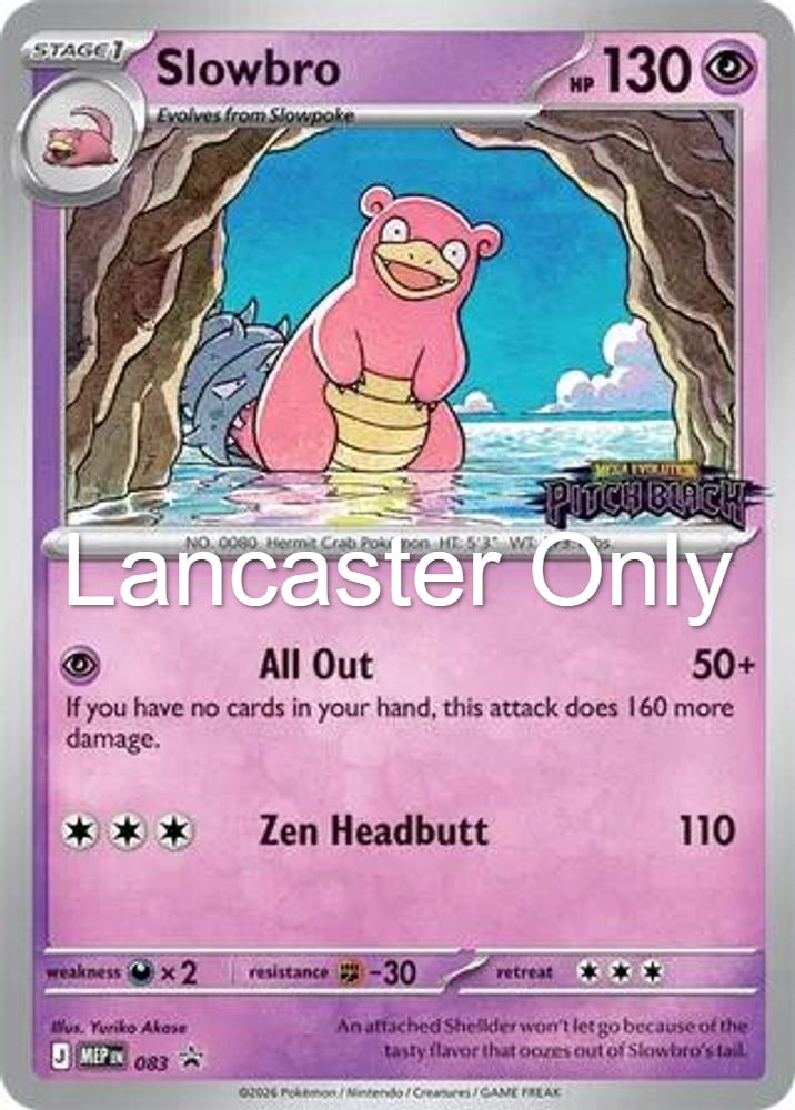 Slowbro (Pitch Black Stamped) - 083 ME: Mega Evolution Promo Holo Promo Pokemon - NM (Lanc)