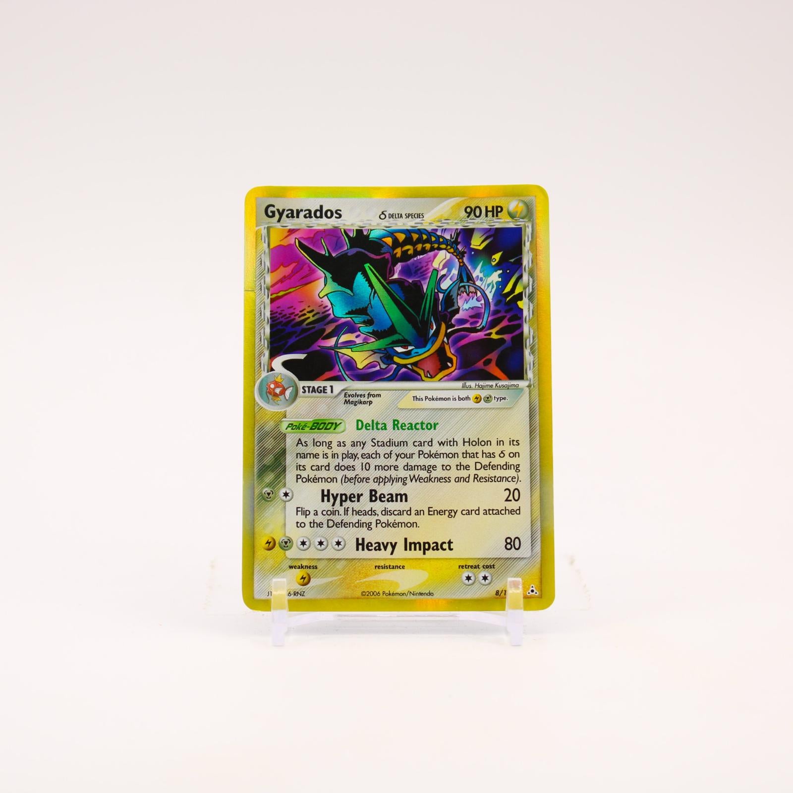 Gyarados - 8/110 Holon Phantoms Holo Rare Pokemon - MP
