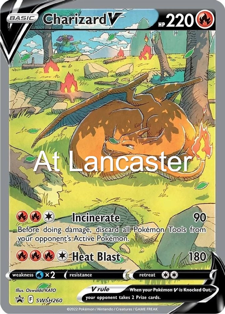 Charizard V - SWSH260 Sword & Shield Promo Promo Pokemon - NM (Lanc)