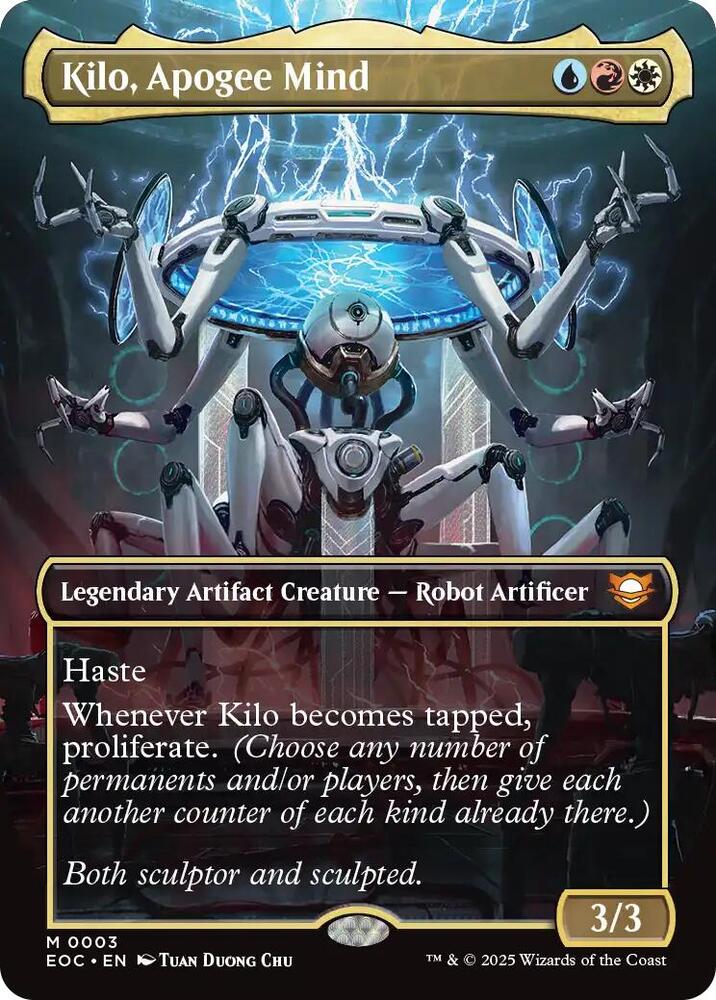 Kilo, Apogee Mind Borderless - 003 Commander Edge of Eternities Magic - NM