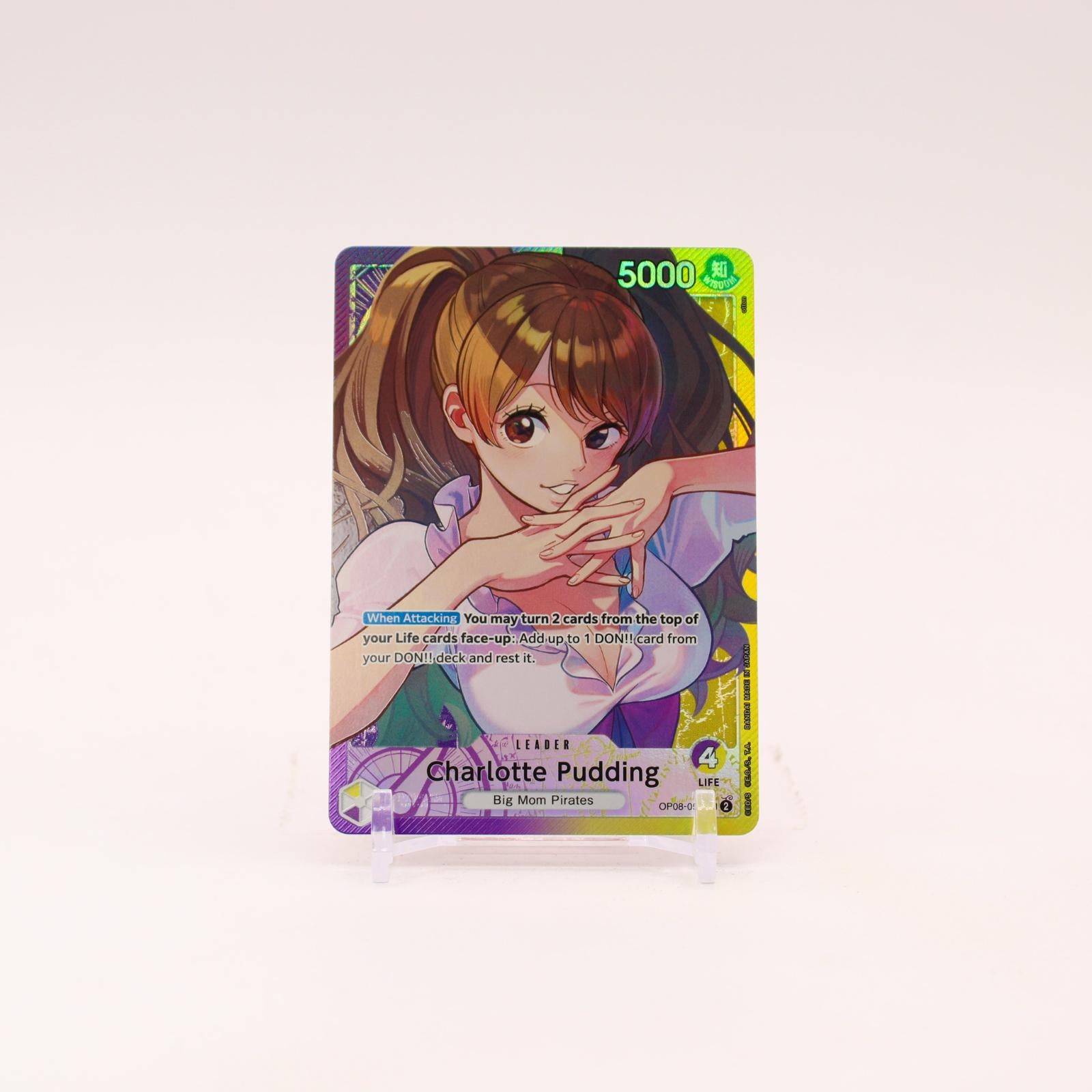 Charlotte Pudding Parallel - OP08-058 Two Legends L One Piece - NM/MINT