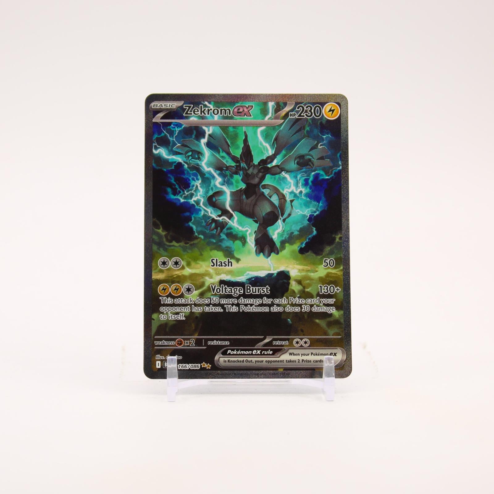 Zekrom ex - 166/086 Black Bolt Special Illustration Pokemon - NM/MINT