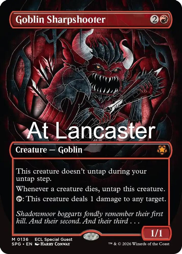 Goblin Sharpshooter (Borderless) - 136 Special Guests Mythic Magic: The Gathering - NM (Lanc)
