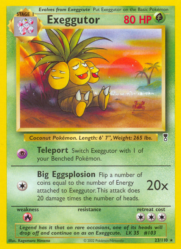 Exeggutor - 23/110 Legendary Collection Rare Pokemon - NM