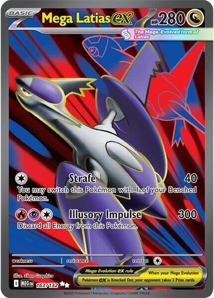Mega Latias ex - 163/132 Mega Evolution Full Art Pokemon - NM/MINT