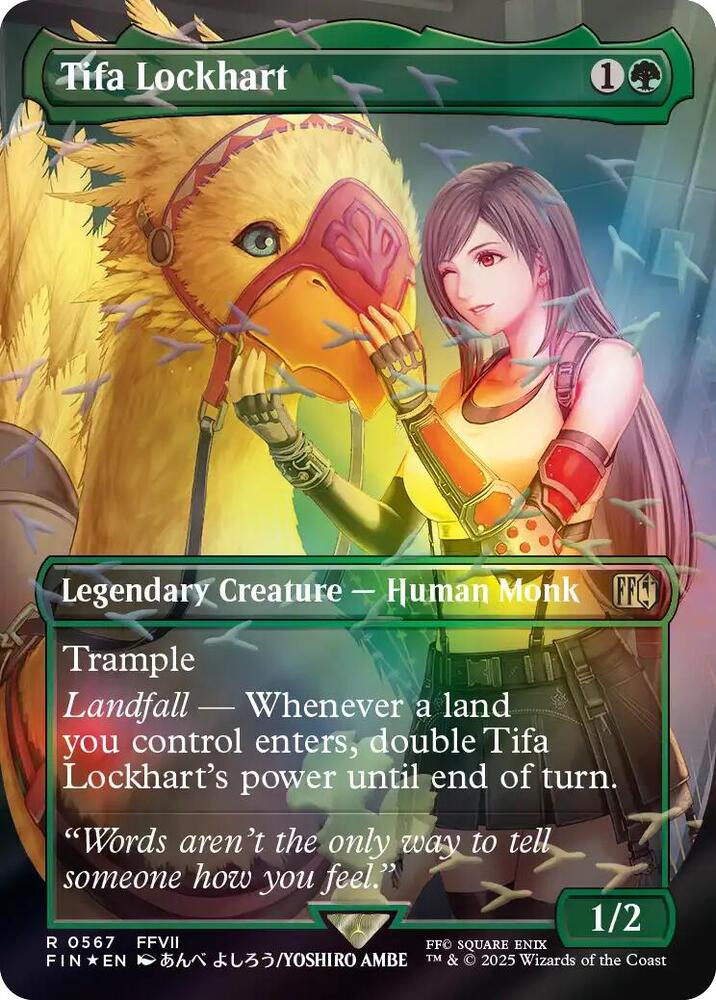 Tifa Lockhart Chocobo Track FOIL - 567 Final Fantasy Magic - 	NM
