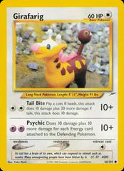 Girafarig - 66/105 Neo Destiny Common Unlimited Pokemon - NM