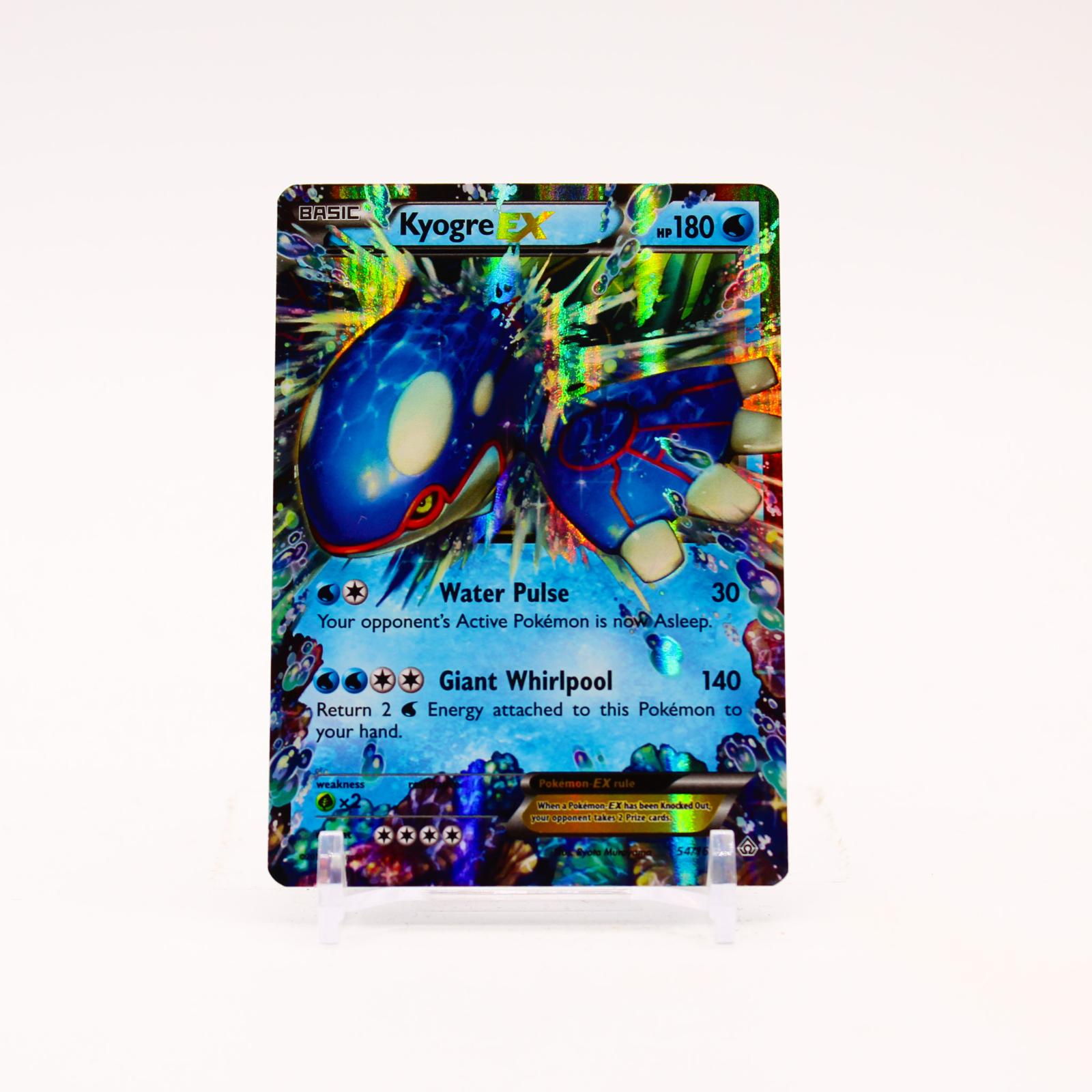 Kyogre EX - 54/160 Primal Clash Holo Ultra Rare Pokemon - NM/LP