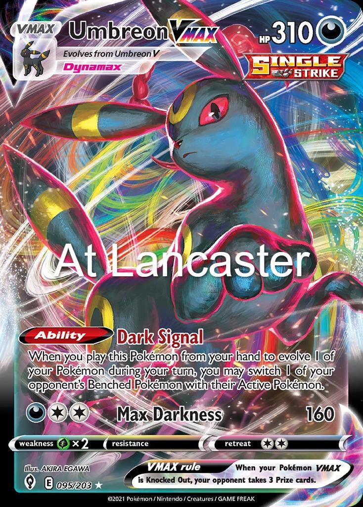 Umbreon VMAX - 095/203 Evolving Skies Ultra Rare Pokemon - NM (Lanc)