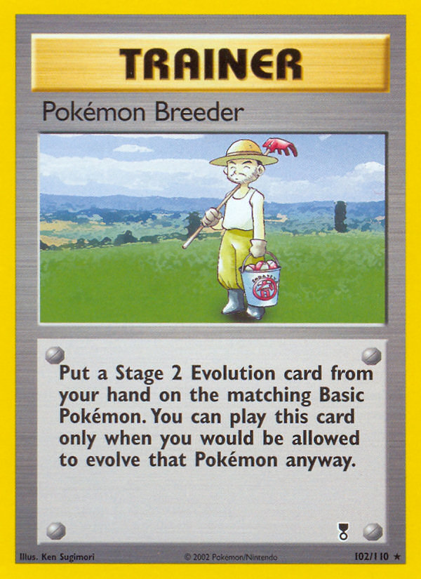 Pokemon Breeder - 102/110 Legendary Collection Rare Pokemon - NM