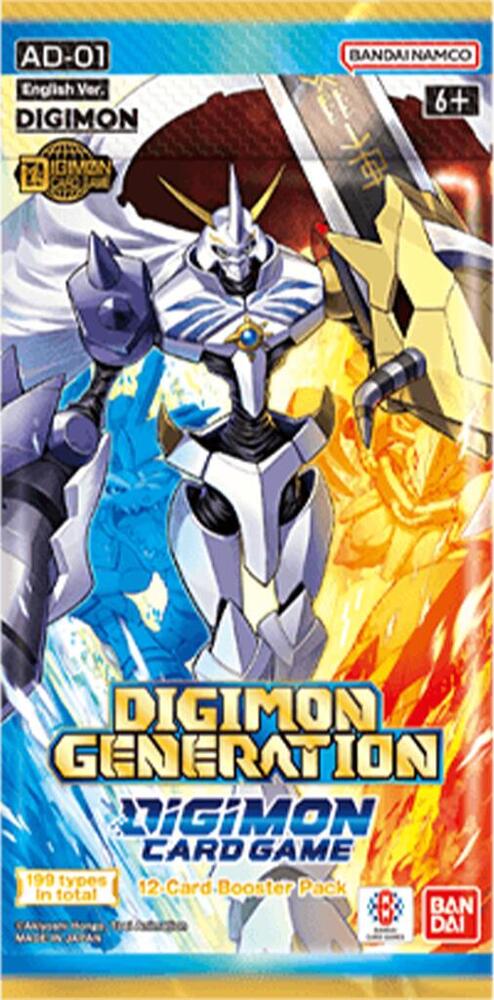 Digimon TCG Booster Box - AD-01 Generation (12 Packs)