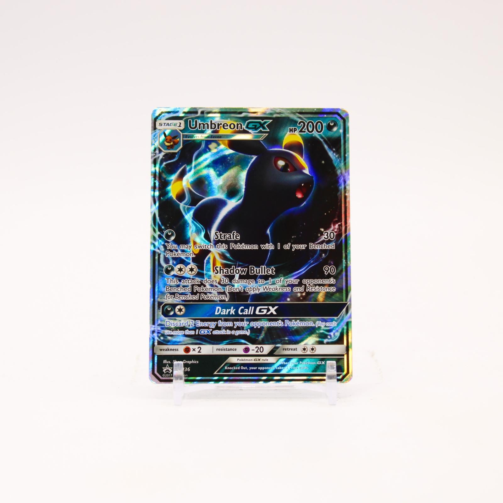 Umbreon GX - SM36 Sun & Moon Holo Promo Pokemon - LP/MP