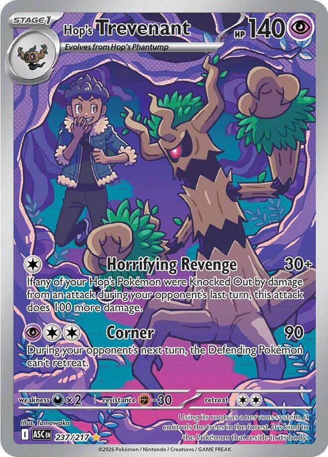 Hop's Trevenant - 237/217 Ascended Heroes Illustration Rare Pokemon - NM/MINT