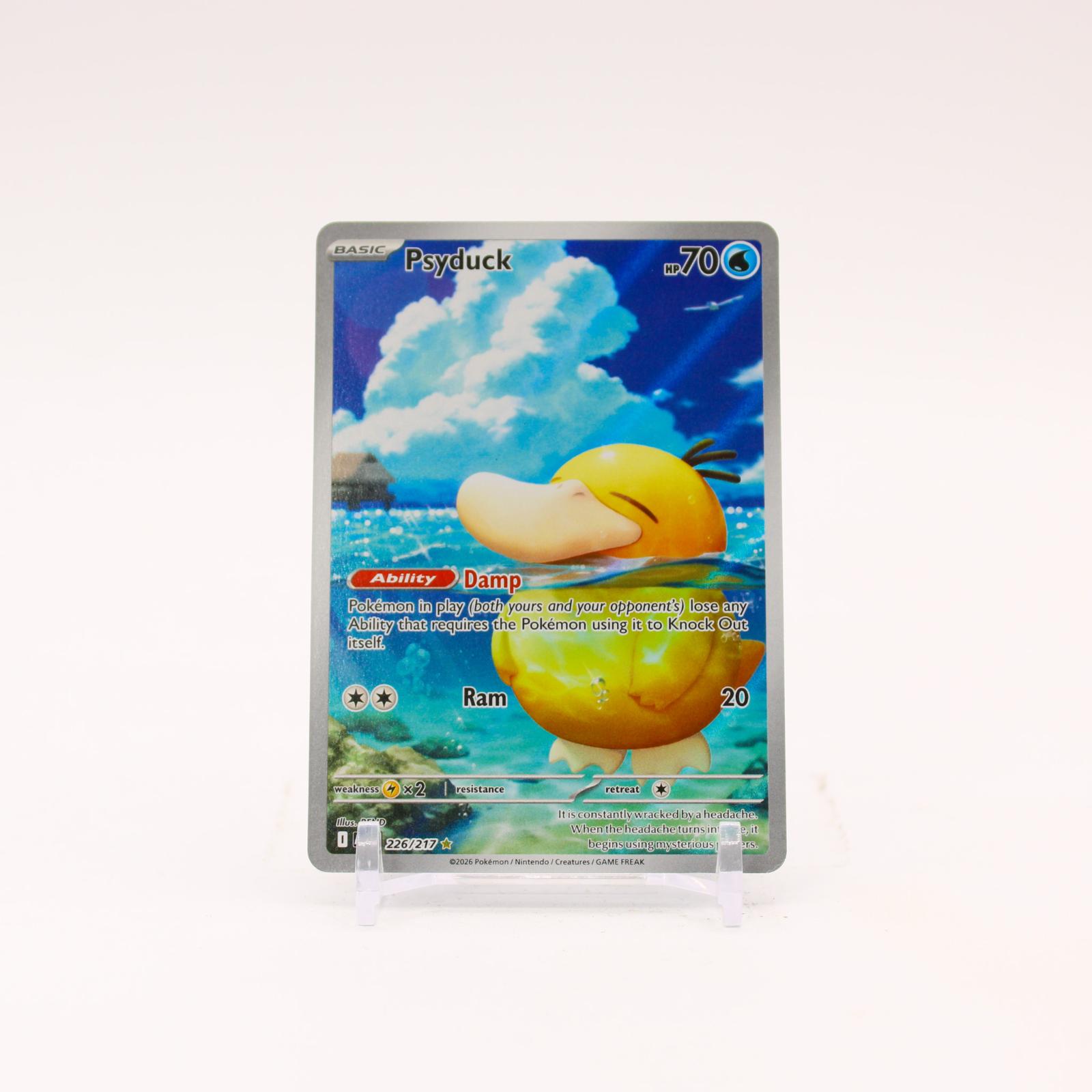 Psyduck - 226/217 Ascended Heroes Holo Illustration Rare Pokemon - NM