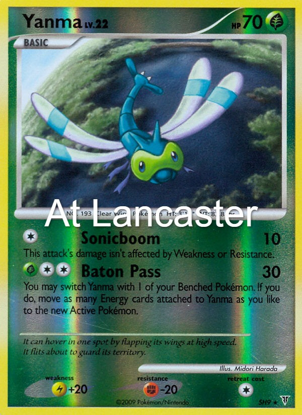 Yanma - SH9/147 Supreme Victors Rare Pokemon - LP/MP (Lanc)