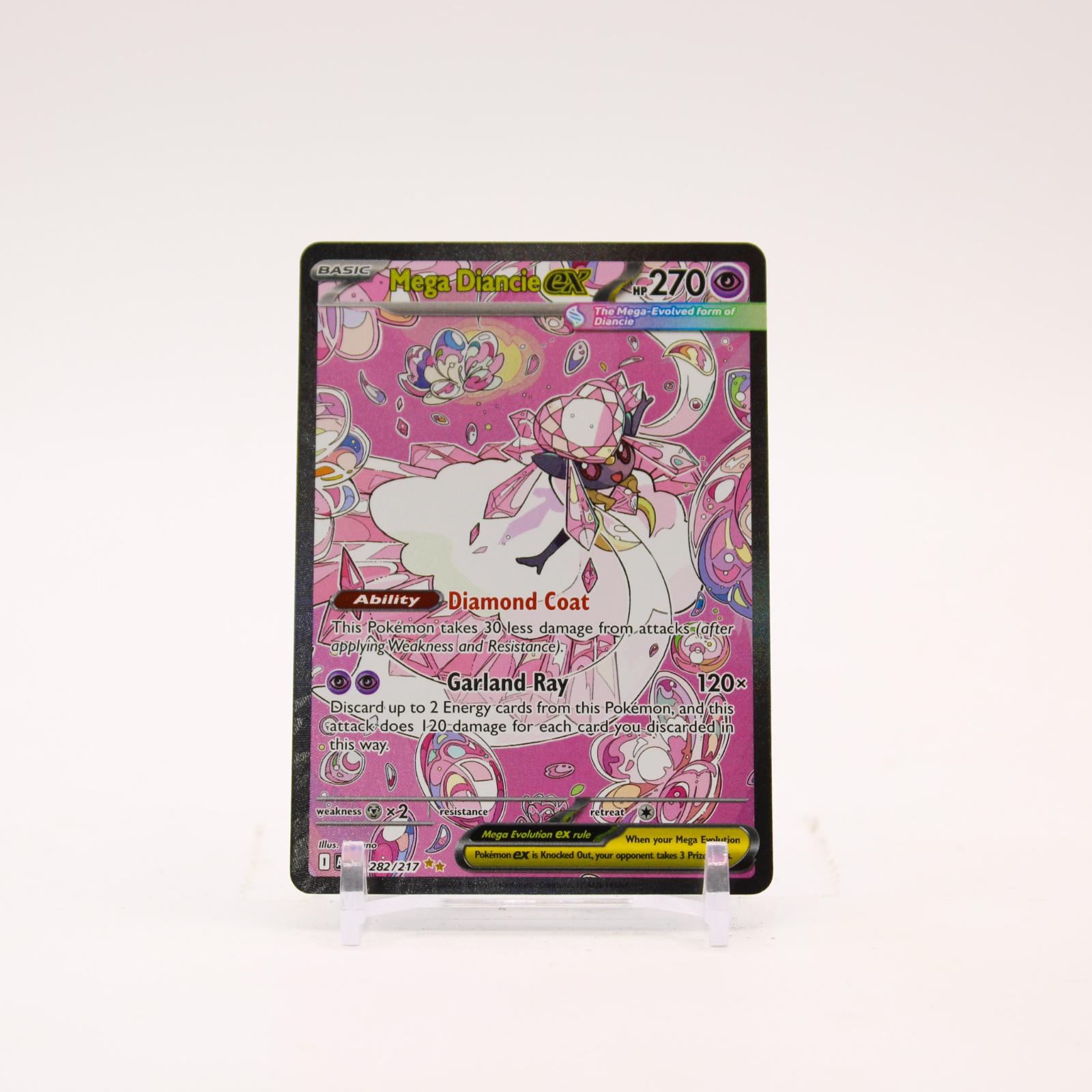 Mega Diancie ex - 282/217 Ascended Heroes Special Illustration Pokemon - NM/MINT