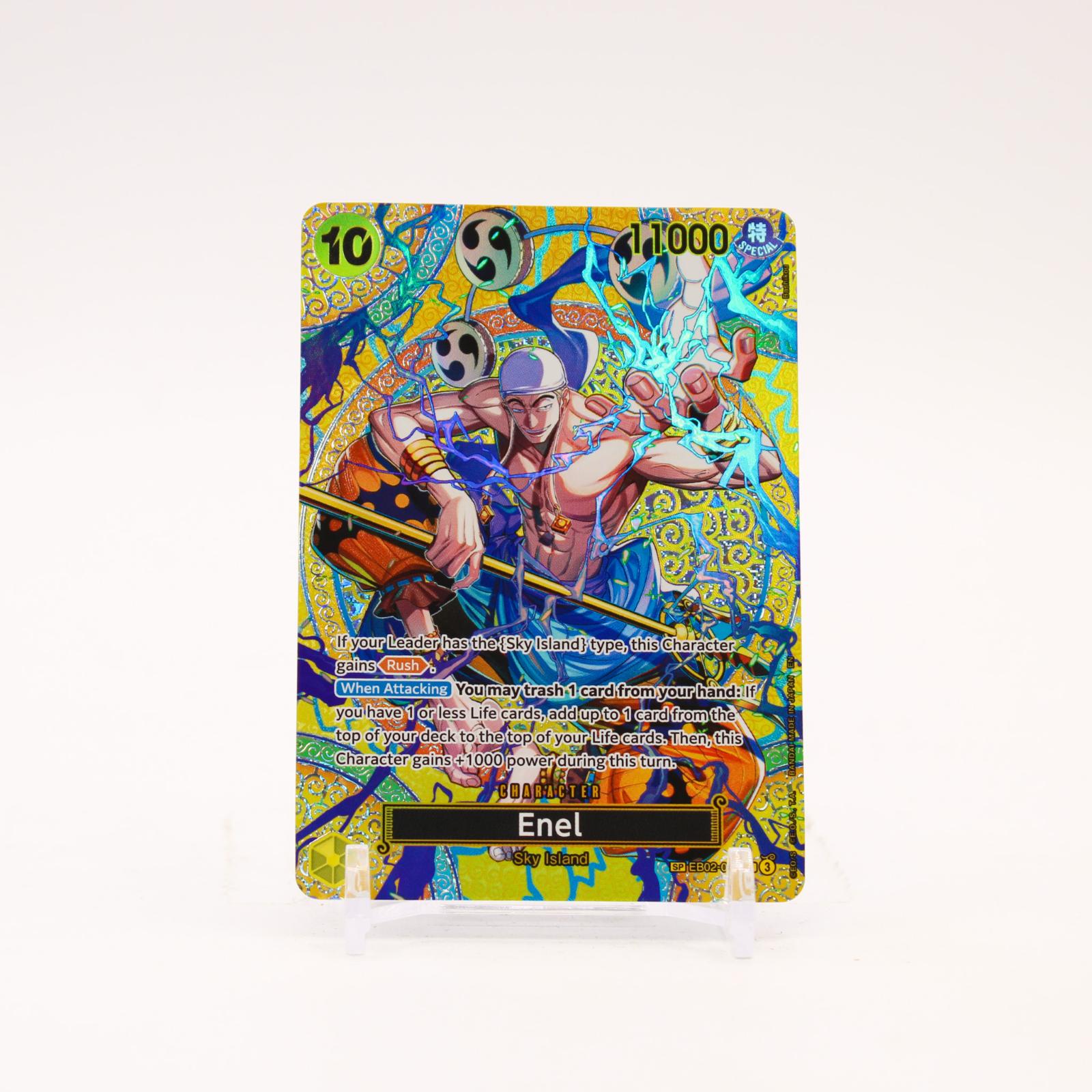 Enel SP - EB02-052 Adventure on Kami's Island Foil SR One Piece - NM