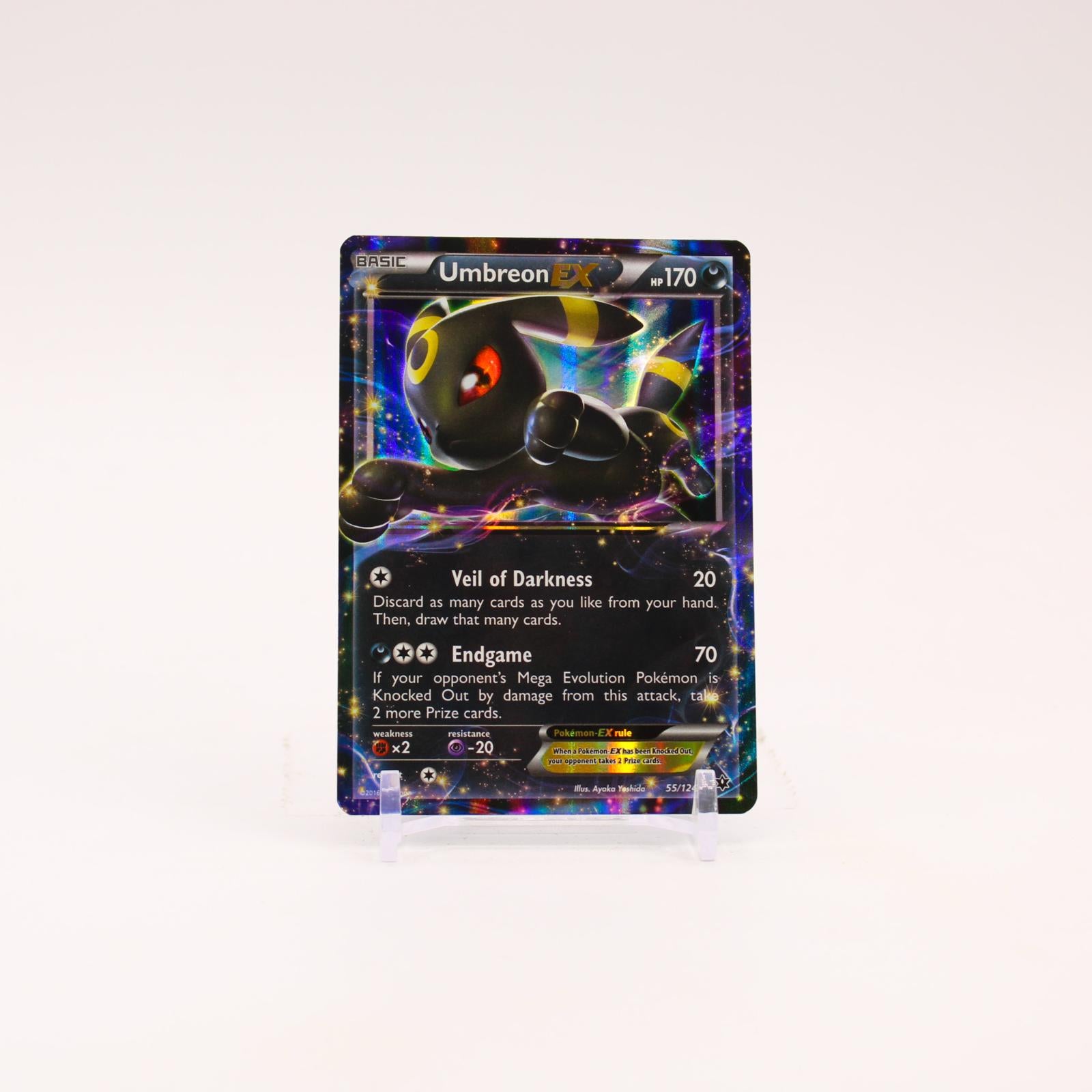 Umbreon EX - 55/124 Fates Collide Holo Ultra Rare Pokemon - LP