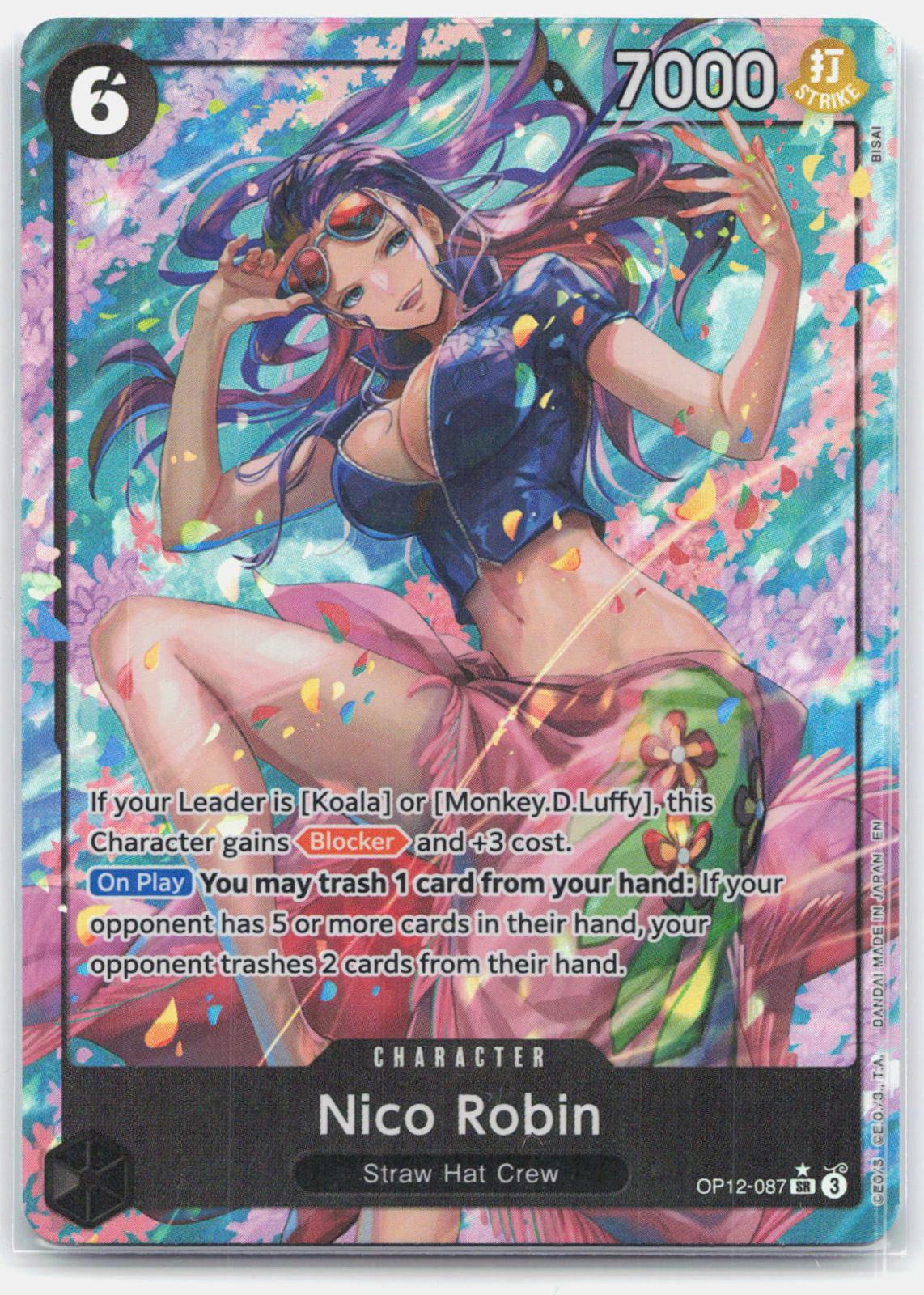 Nico Robin Alternate Art - OP12-087 Legacy of the Master SR One Piece - NM/LP