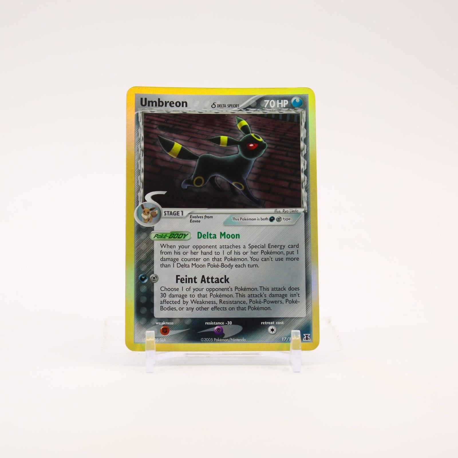 Umbreon - 17/113 Delta Species Holo Rare Pokemon - LP/MP