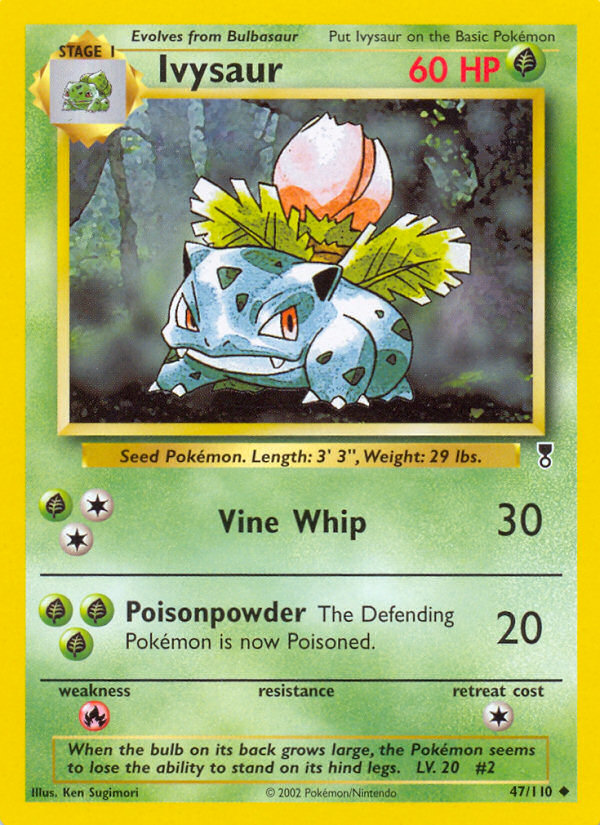 Ivysaur - 47/110 Legendary Collection Uncommon Pokemon - NM