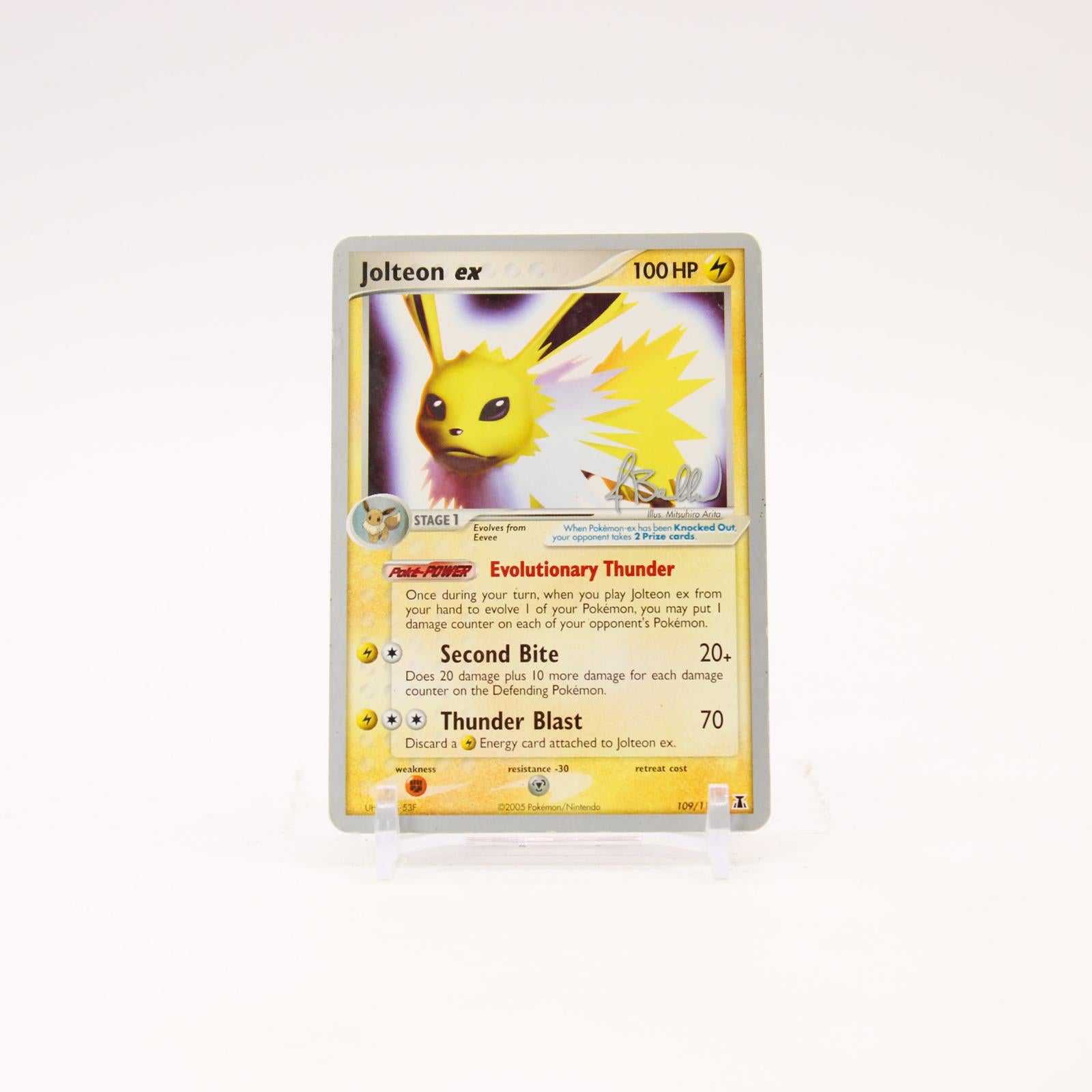 Jolteon ex - 109/113 World Championship Decks Ultra Rare Pokemon - LP/MP
