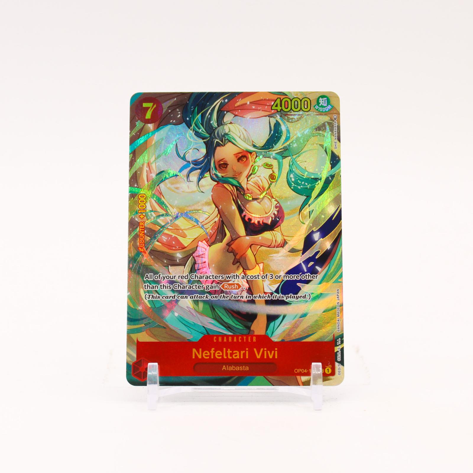 Nefeltari Vivi Alternate Art - OP04-118 Kingdoms of Intrigue SEC One Piece - NM