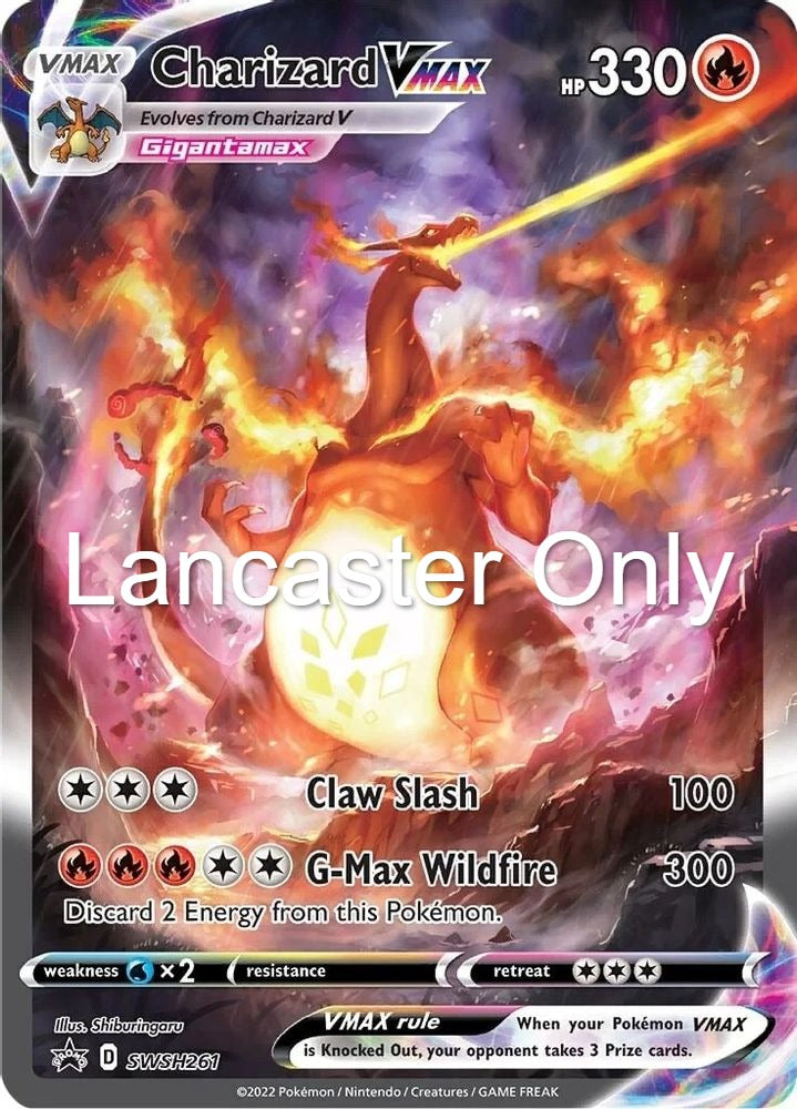 Charizard VMAX - SWSH261 Sword & Shield Promo Holo Promo Pokemon - NM (Lanc)